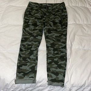Old Navy camo jeans